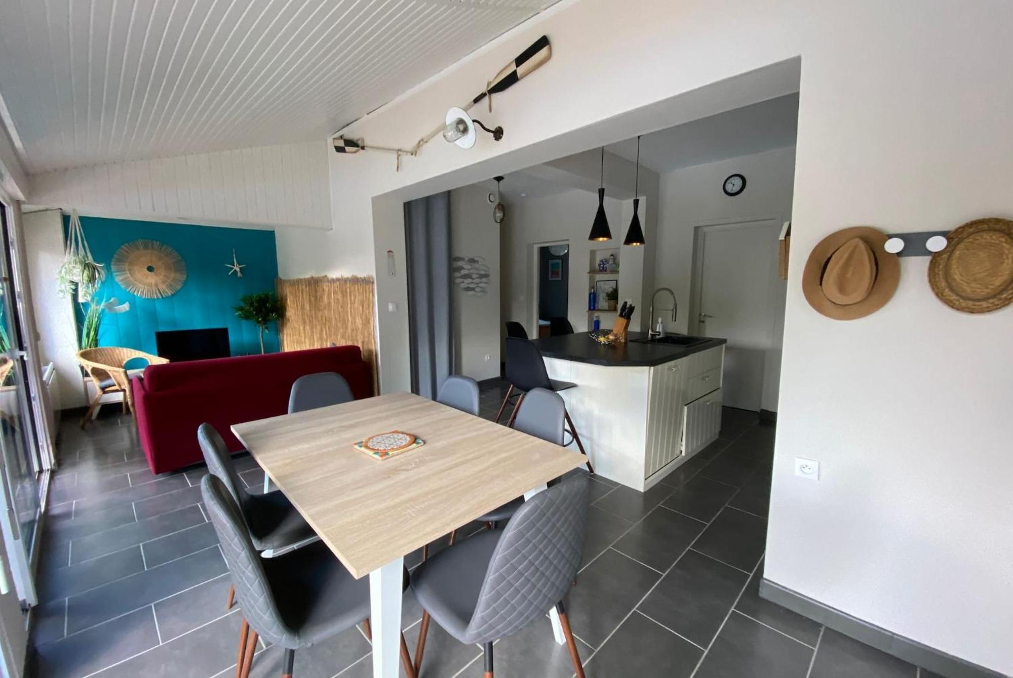 Maison Des Lauriers A Andernos Bagian luar foto